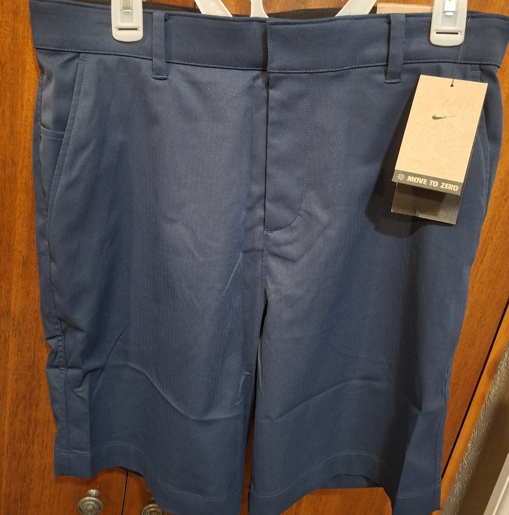 Nike Men's 8" Tour Chino Golf Shorts Navy Blue Size 32